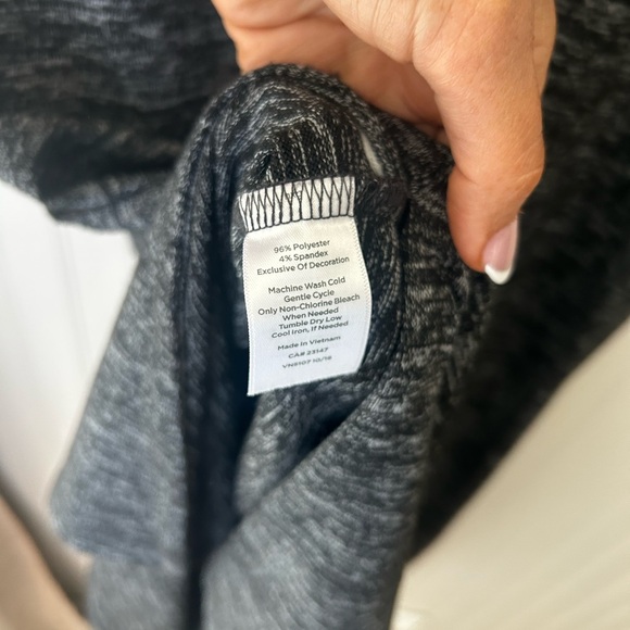 Talbots Oprah XL Petite Charcoal Midi Dress - Picture 4 of 6